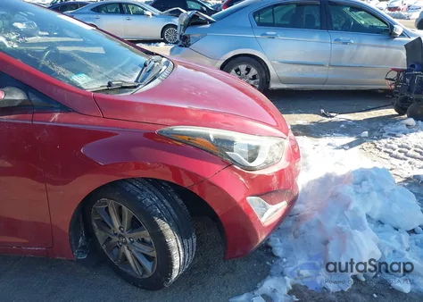 2016 Hyundai Elantra Se from USA, damaged, VIN 5NPDH4AE9GH744544